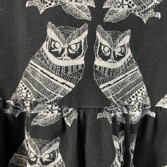 ASOS owl black and white dress. Size 8 3/4 Sleeves - Picture 5 of 5